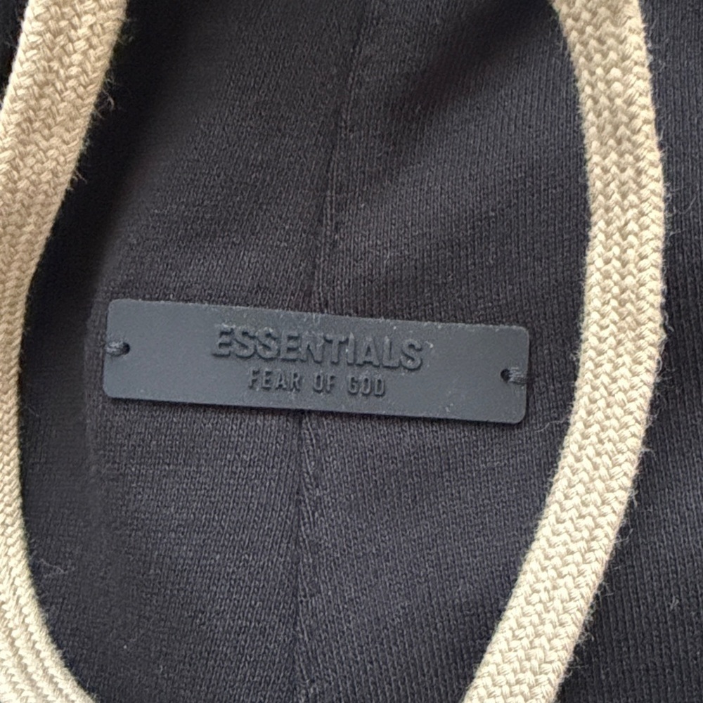Essentials Fear of god Sweatpants black Drawstring size M - Picture 3 of 6
